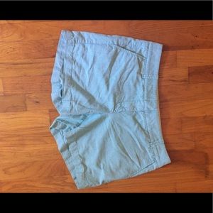 Robins egg blue oxford shorts by J. Crew